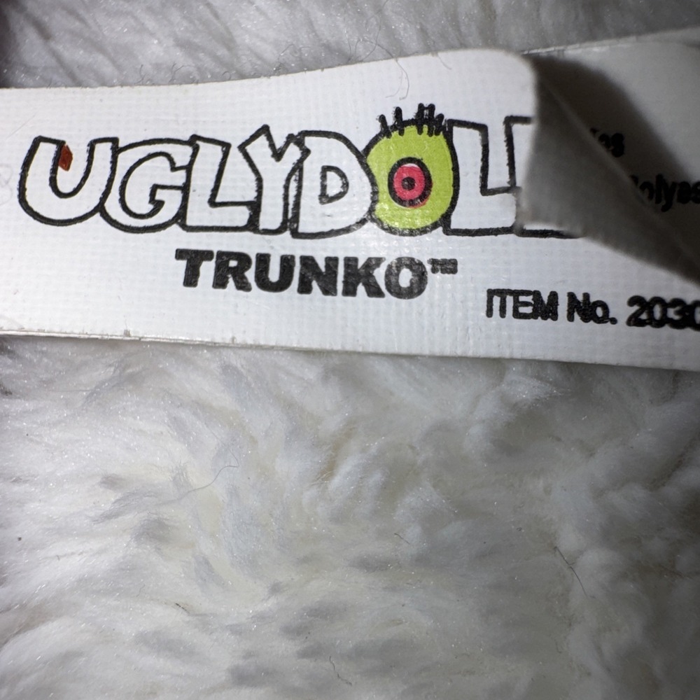 Uglydoll Trunko Clip on Plush Doll Toy Keychain Backpack Hanger 4.7" RETIRED - Picture 2 of 9